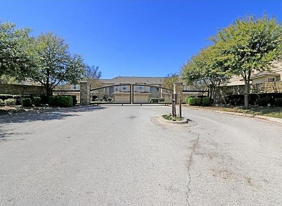 Gated entrance of community
