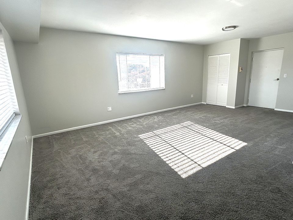 View from kitchen to living room.