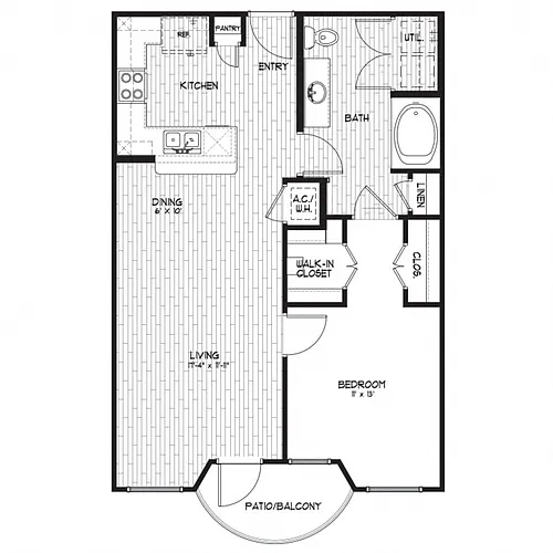 Floor plan A3 - Harbor Shores I