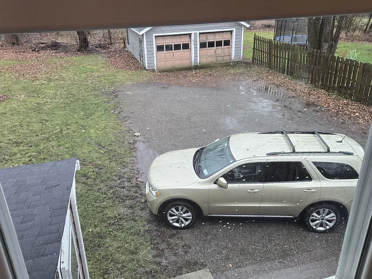 parking and detached garage