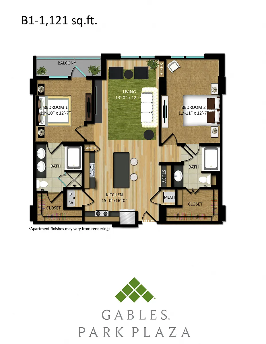 Floor plan B1