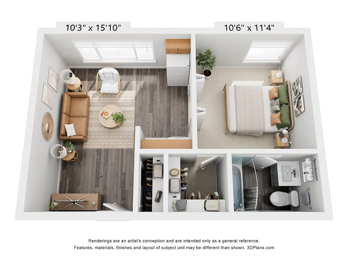 Floor plan Barbizon - A1
