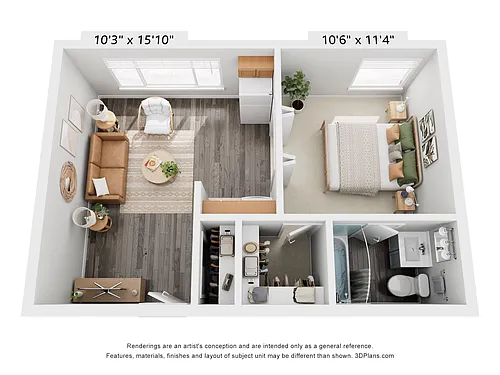 Floor plan Barbizon - A1