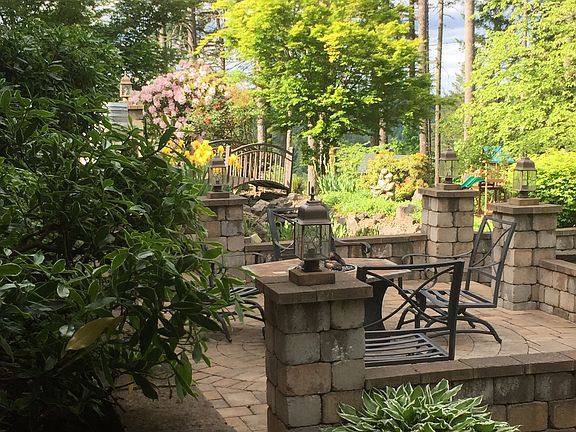 Built in propane firepit