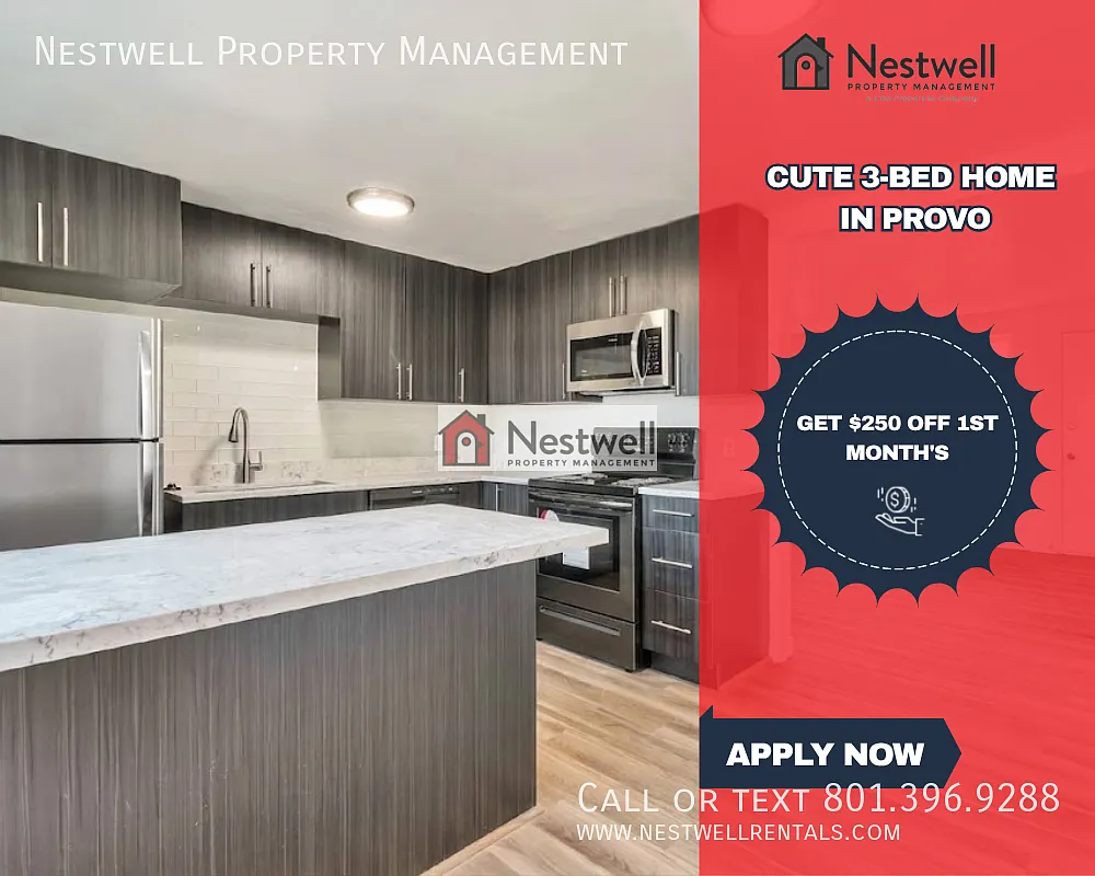 $250 off 1st Month's Rent-2-bed apt close to the University of Utah — Photo 1