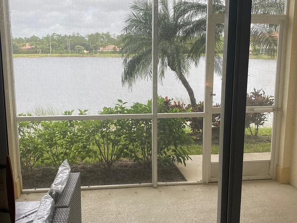The view from the master bedroom.