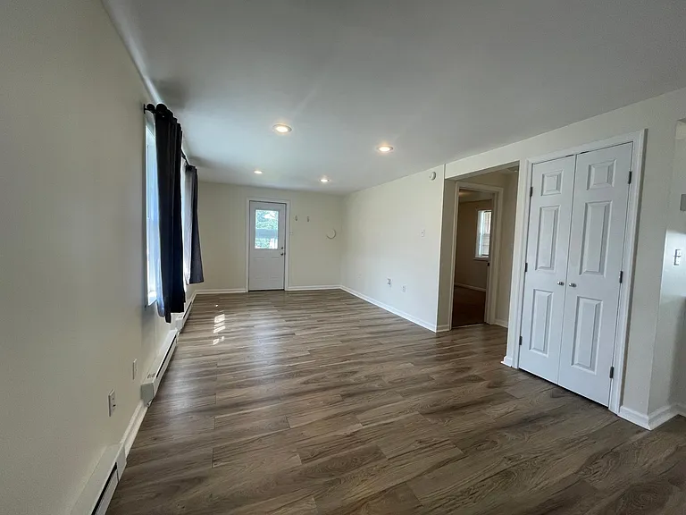 Living room and dining room areas