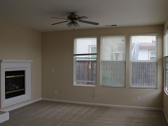 Family room with fireplace