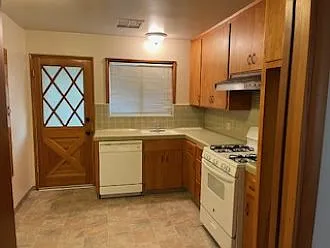 Nice sized kitchen, with room for a small eat in table.