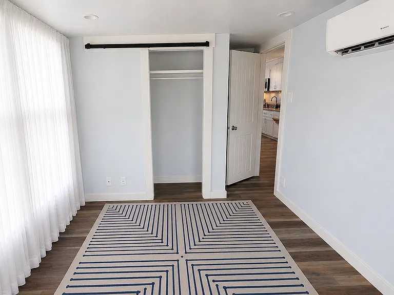 Unpack completely with plenty of closet space for longer stays.