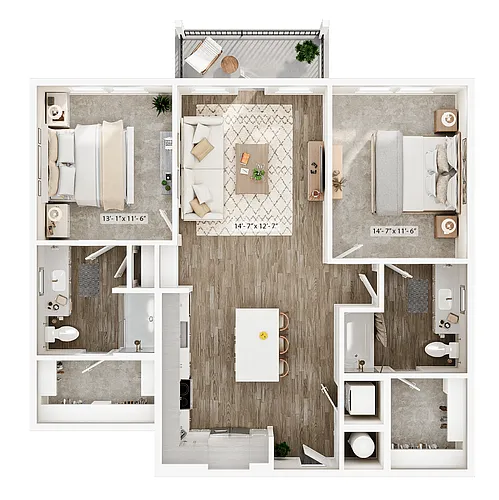 Floor plan B03
