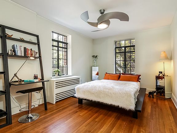 Spacious corner bedroom