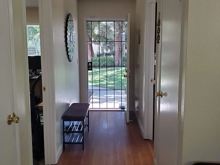 View of entrance from the living room