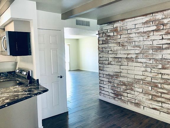 Hallway view to living room from great room
