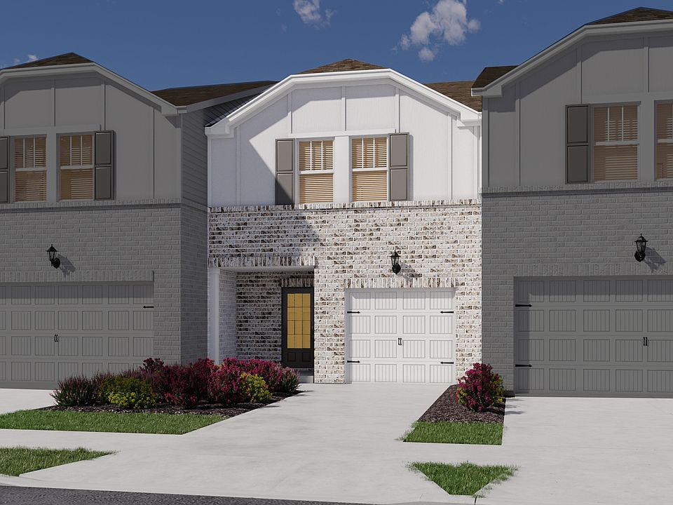 The Amber floorplan with Elevation C modeled at Brooks Lake.