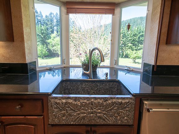 solid granite sink kitchen