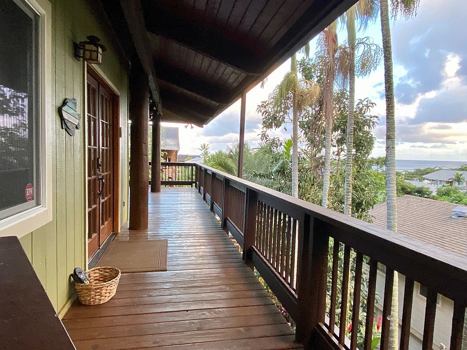 View to front door with ocean views