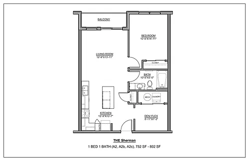 Floor plan The Sherman