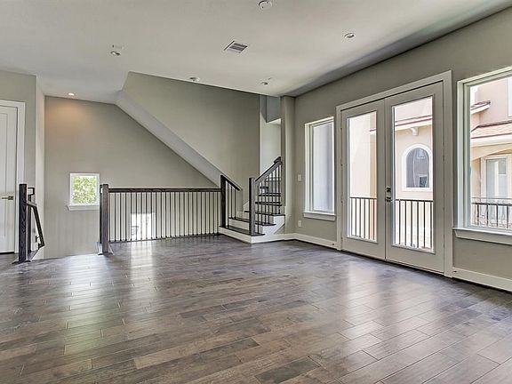 Large living area with attached balcony