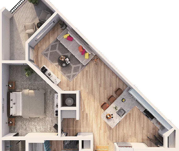Inkwell Watters Creek - A1D Floor Plan Inkwell Watters Creek - A1D Floor Plan