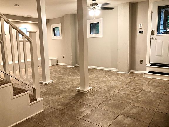 Open Concept Living Room with secure, private entrance.