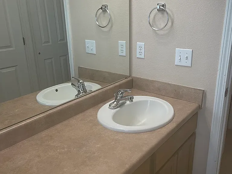 Master bathroom vanity