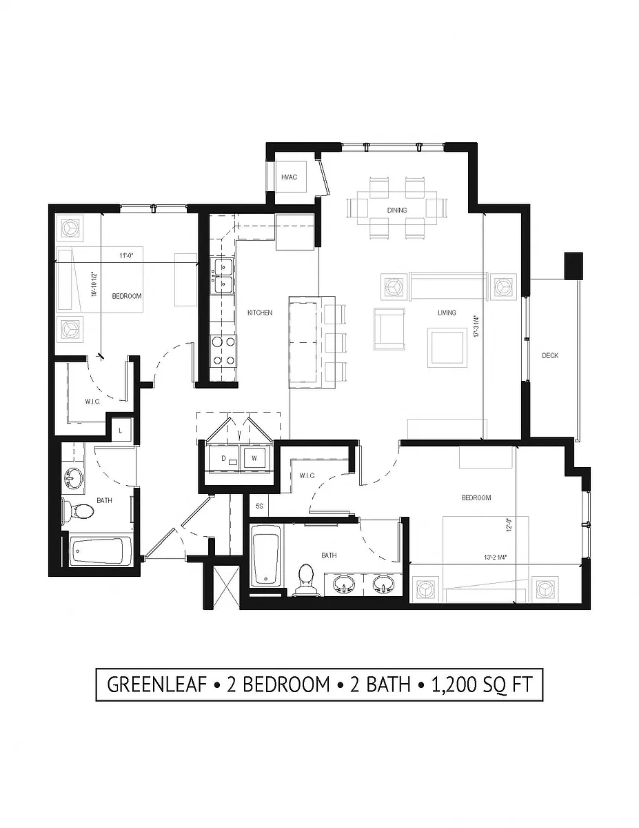 Floor plan Greenleaf