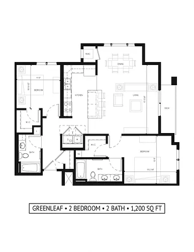 Floor plan Greenleaf