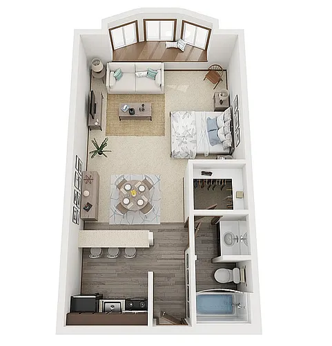 Floor plan Hickory