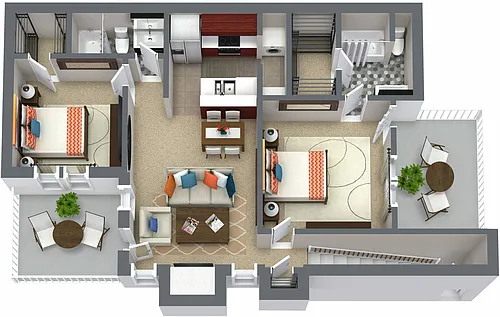 Floor plan B2