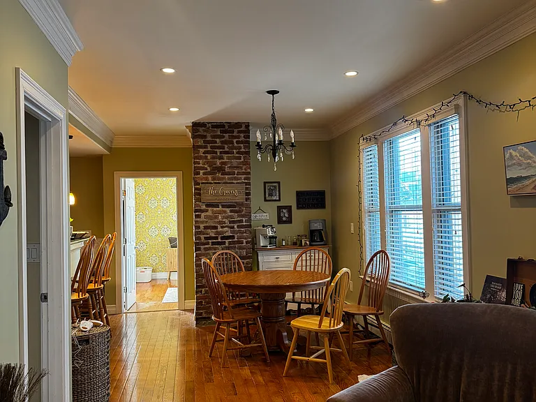 Open dining/living area