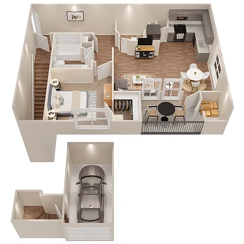 Floor plan Overlook - Garage