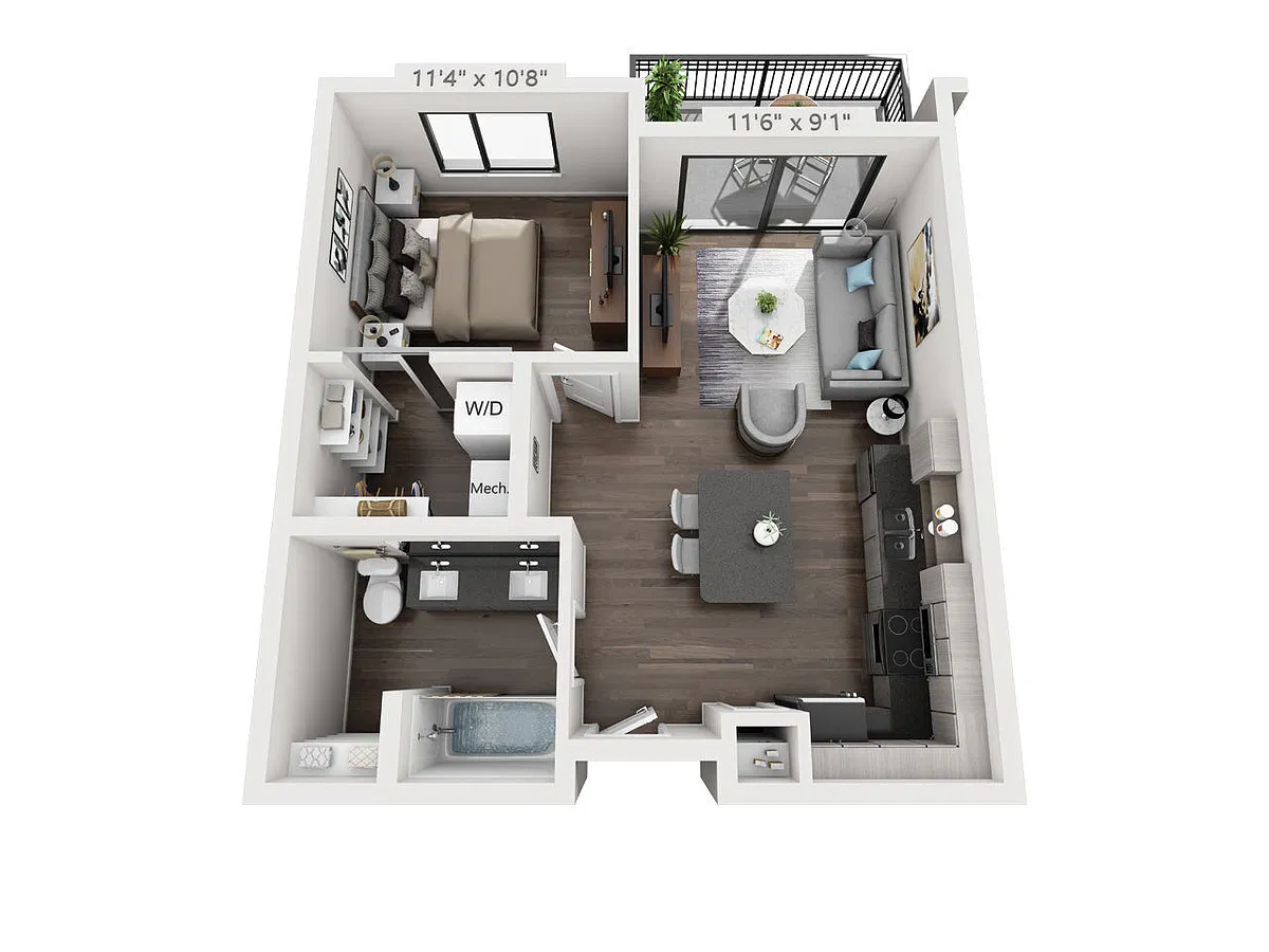 Floor plan Eliot 1.1