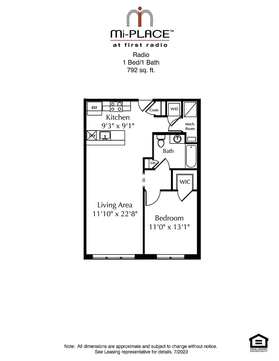 Floor plan Radio