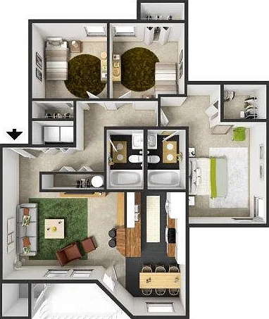 Commons at Dawson Creek Apartments — Photo 43