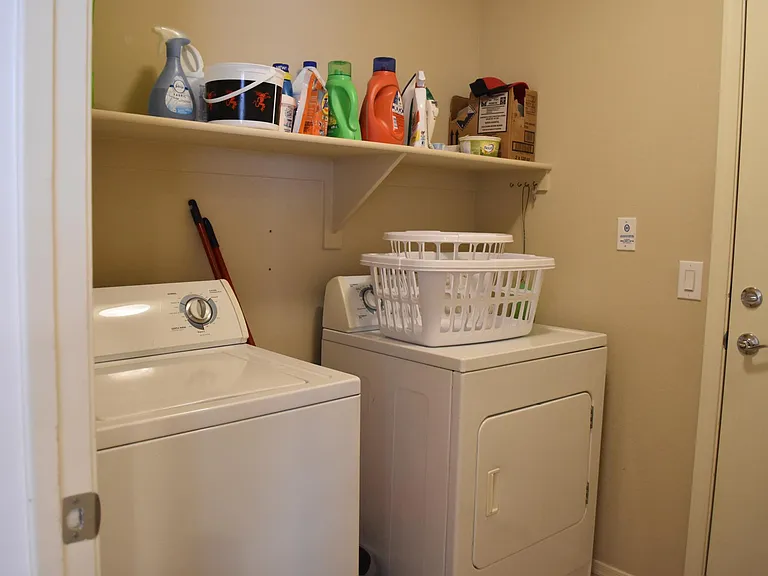Washer and Dryer Furnished