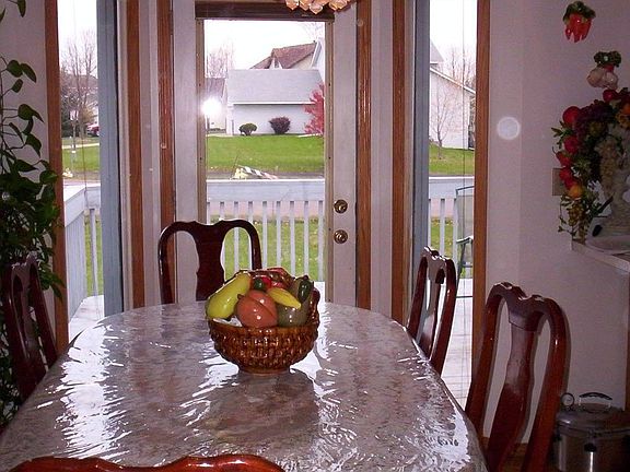 Dining room with access to deck