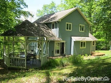 Back yard and gazebo