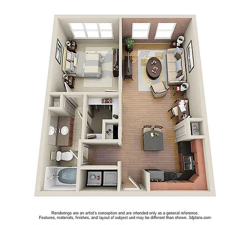 Floor plan Post Oak (A3)