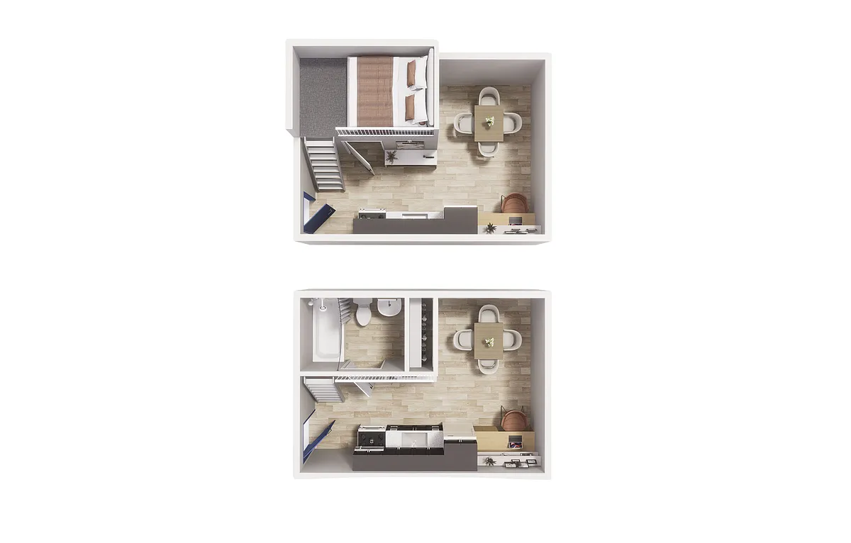 Floor plan Loft - A1 - Maude