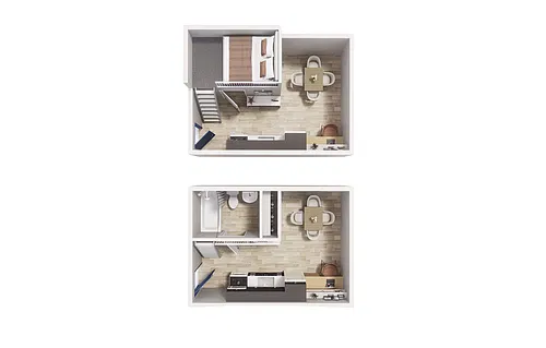 Floor plan Loft - A1 - Maude