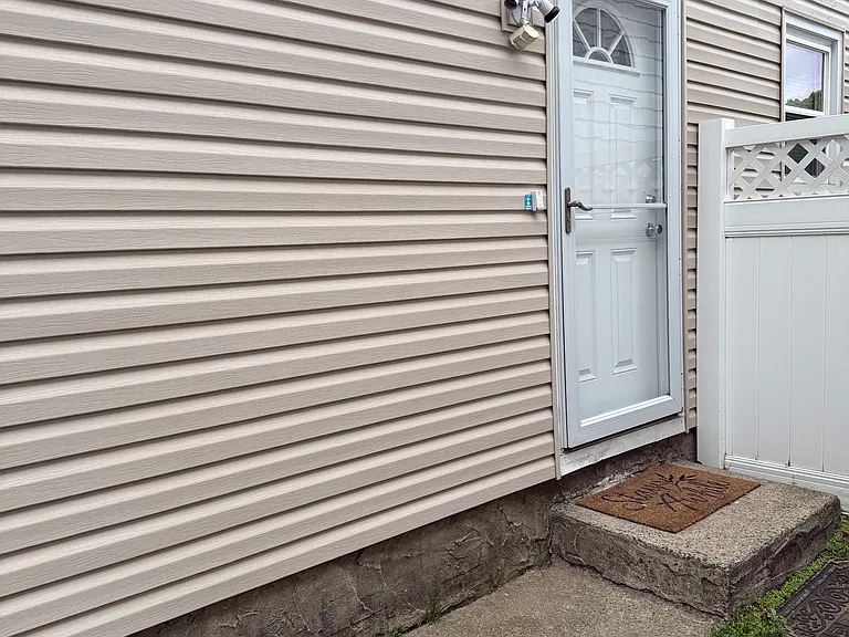 Side entrance