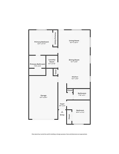 Floor plan 2 Bed