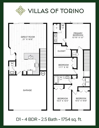 Floor plan D1