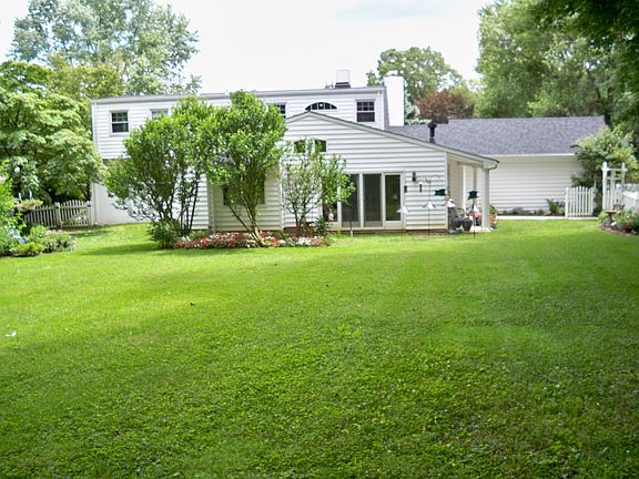 Backyard and family room