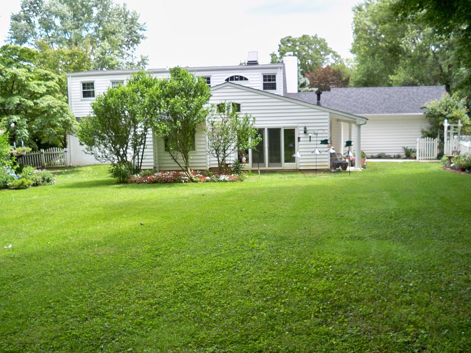 Backyard and family room