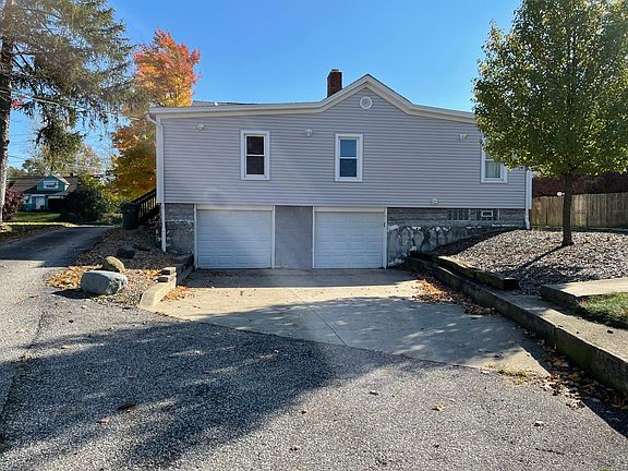 Unit A, right side of the single car garage