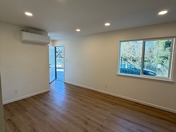 Entry and living room view from kitchen