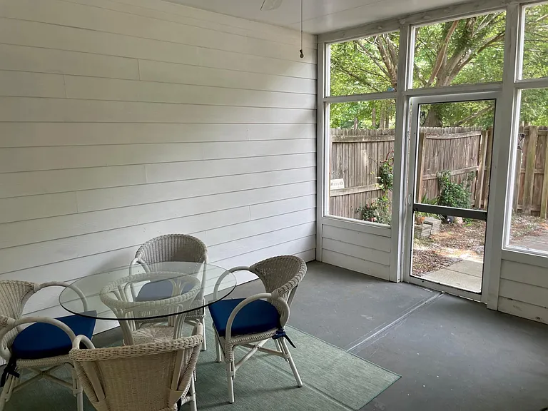 Screened porch