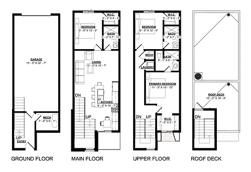 Floor plan 3 Bedrooms, 3 Bathrooms